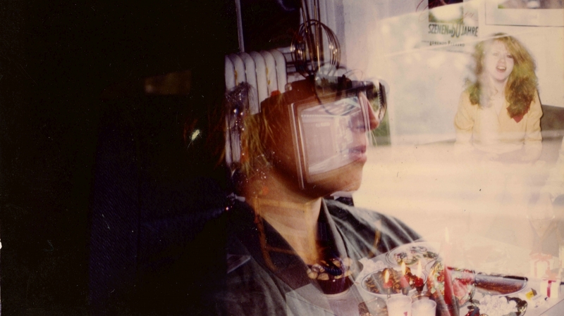 Michel Auder, Cindy in the Car Party Double Exposure, 1981