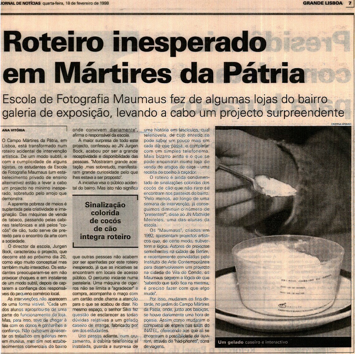 Jornal de Notícias | 18.02.1998