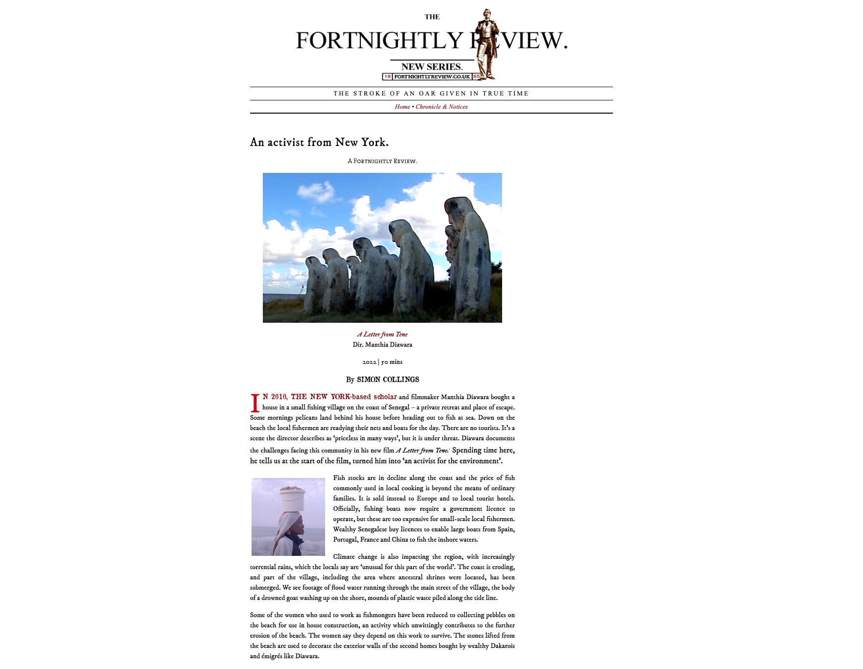 The Fortnightly Review | 31.12.2022 | Simon Collings